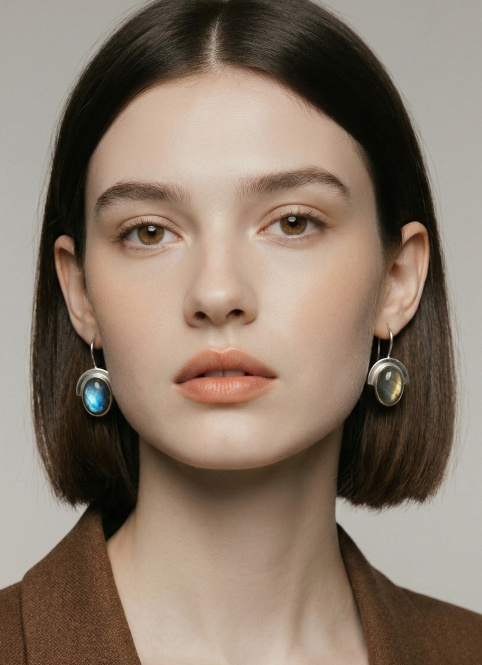 Labradorite Sterling Silver drop earrings 🆕